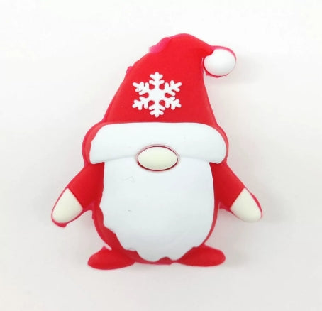 Wholesale 20pcs/pack Christmas Food-grade Cartoon 3D Silicone Beads